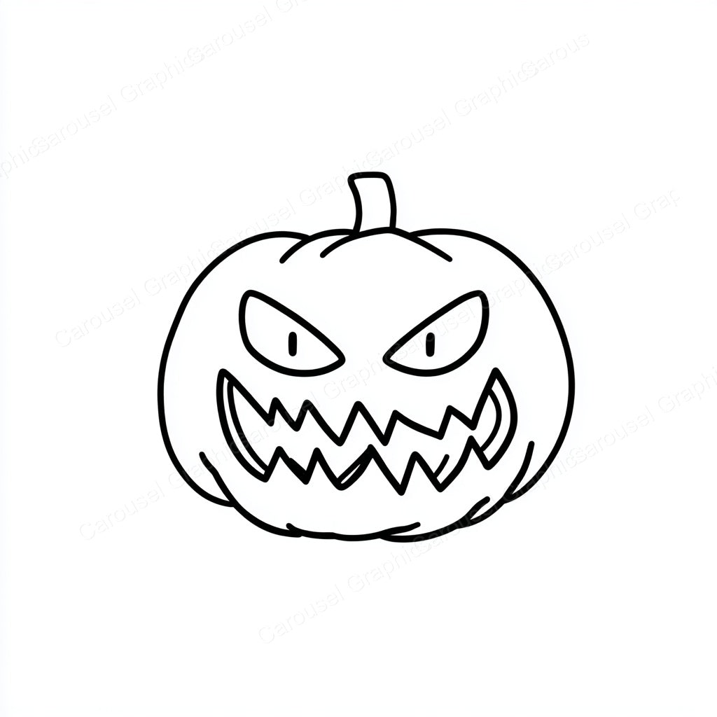 Jack-O-Lantern Vector Graphic preview