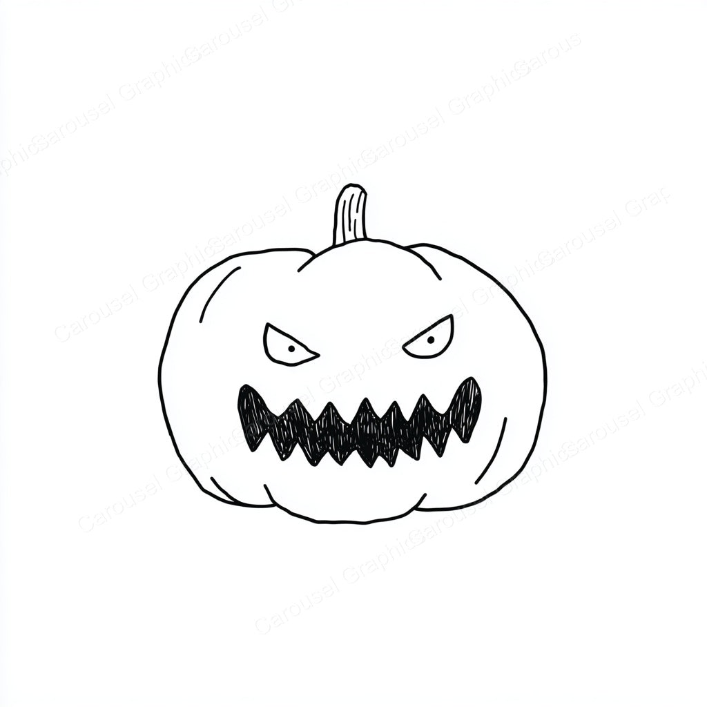 Jack-O-Lantern Vector Graphic preview