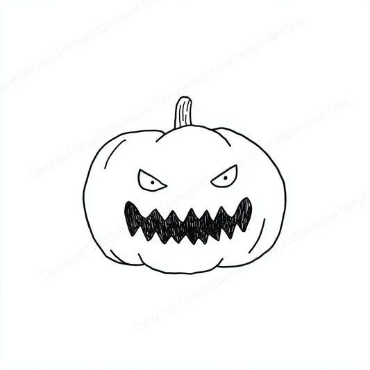 Jack-O-Lantern Vector Graphic preview