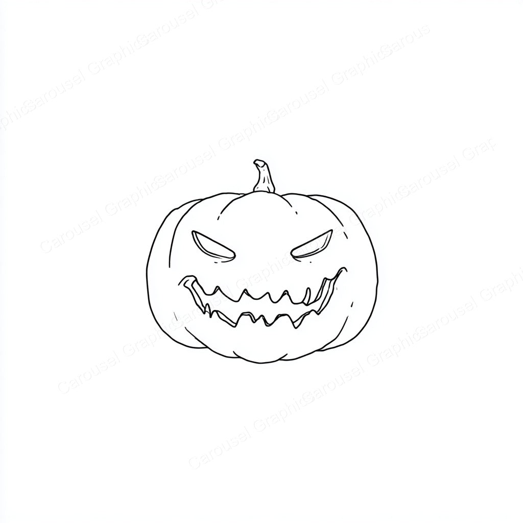 Jack-O-Lantern Vector Graphic preview
