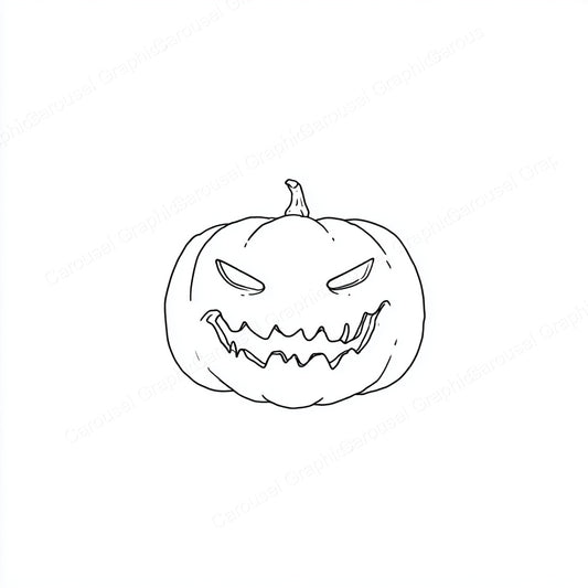 Jack-O-Lantern Vector Graphic preview