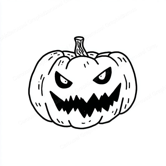 Jack-O-Lantern Vector Graphic preview