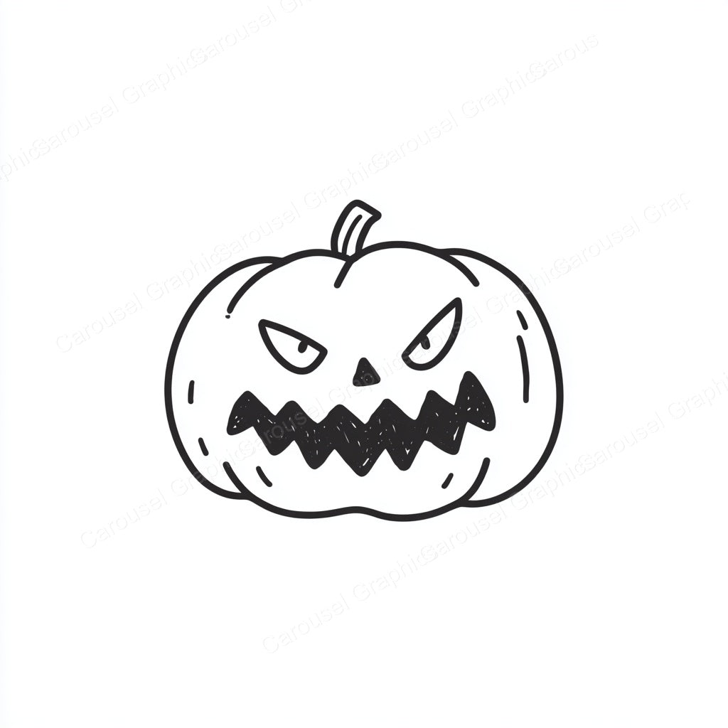 Jack-O-Lantern Vector Graphic preview