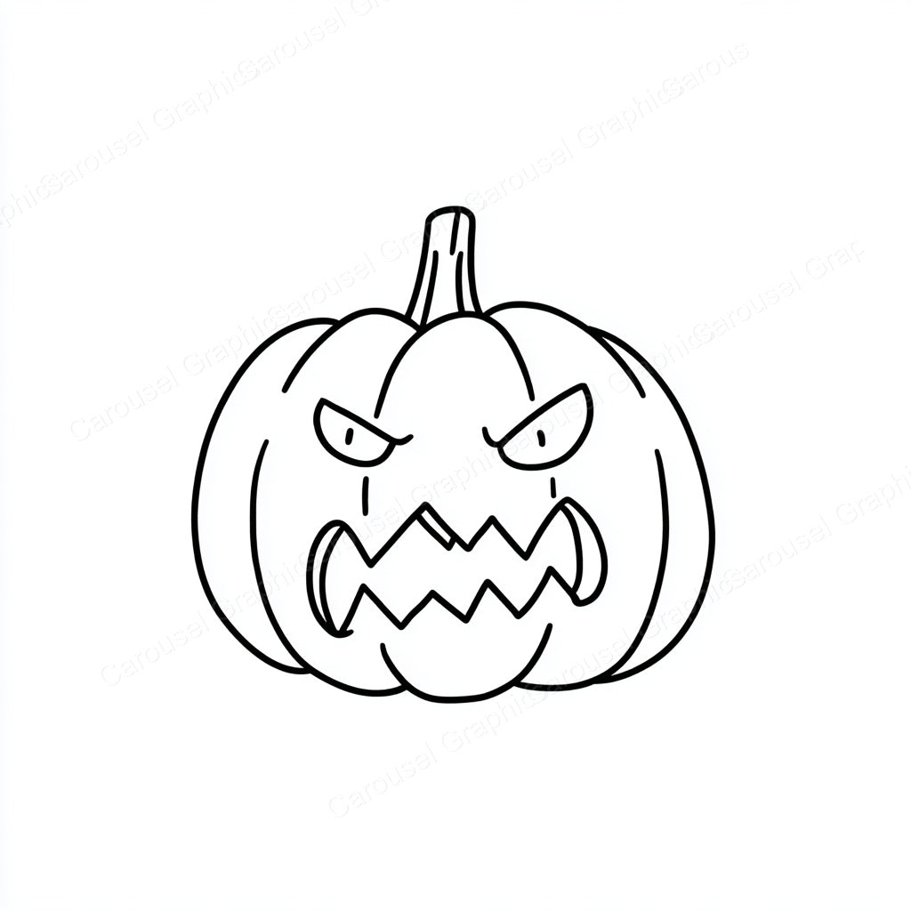 Jack-O-Lantern Vector Graphic preview