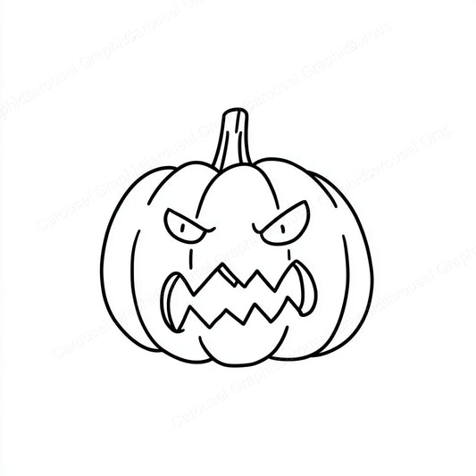 Jack-O-Lantern Vector Graphic preview