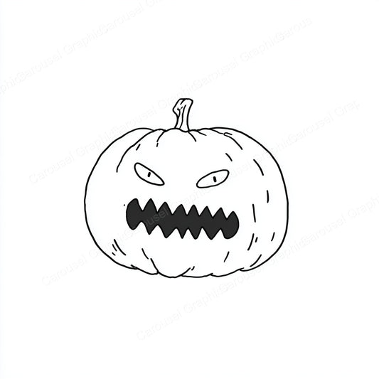 Jack-O-Lantern Vector Graphic preview