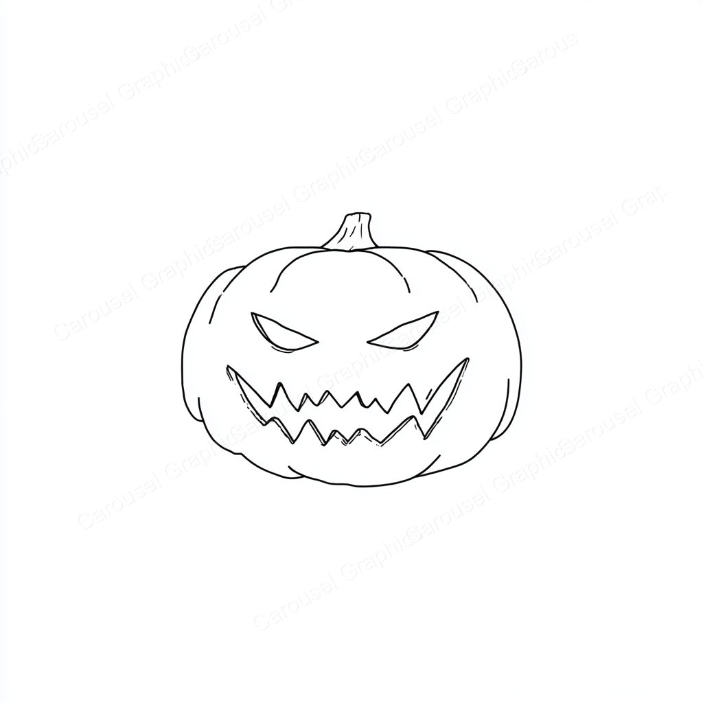 Jack-O-Lantern Vector Graphic preview