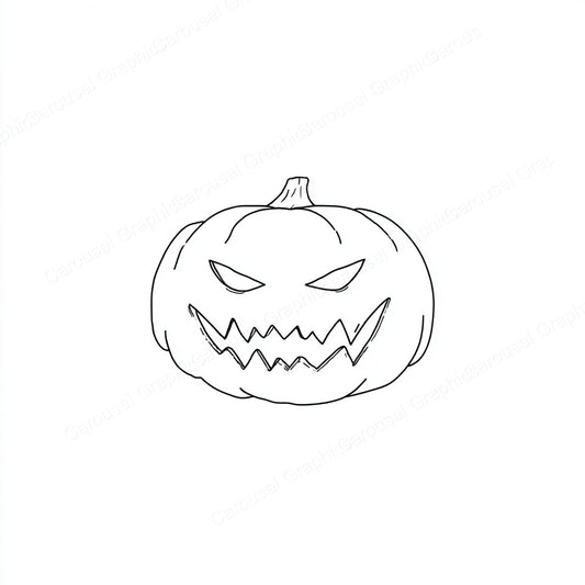 Jack-O-Lantern Vector Graphic preview