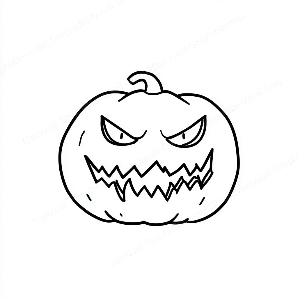 Jack-O-Lantern Vector Graphic preview