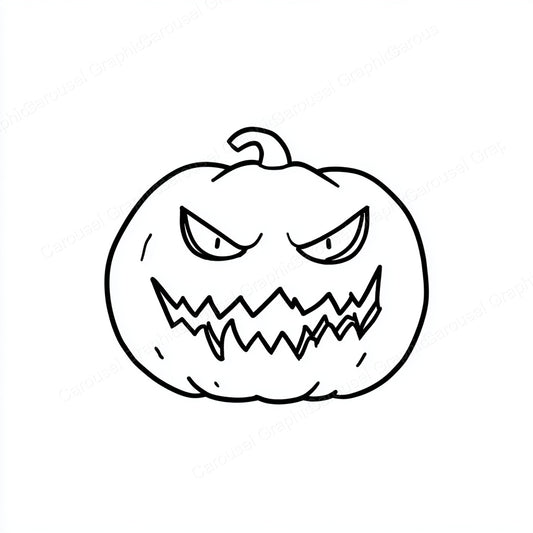 Jack-O-Lantern Vector Graphic preview