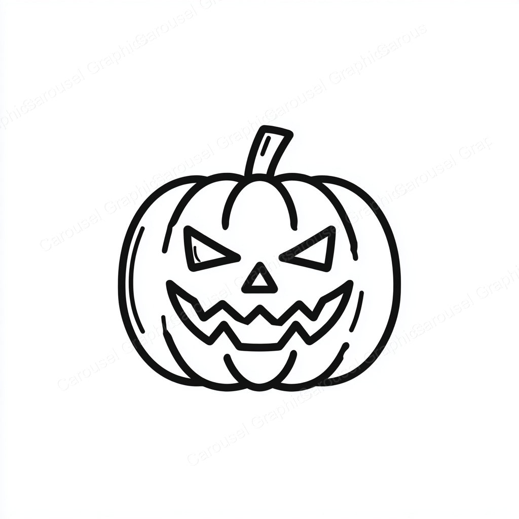 Jack-O-Lantern Vector Graphic preview