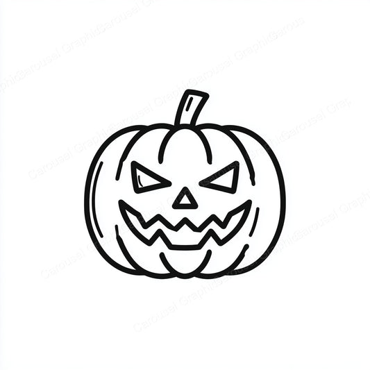 Jack-O-Lantern Vector Graphic preview