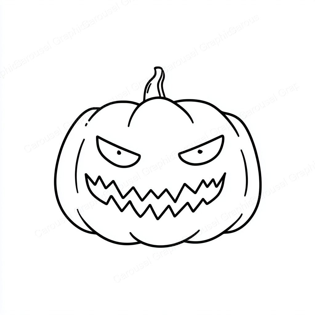 Jack-O-Lantern Vector Graphic preview