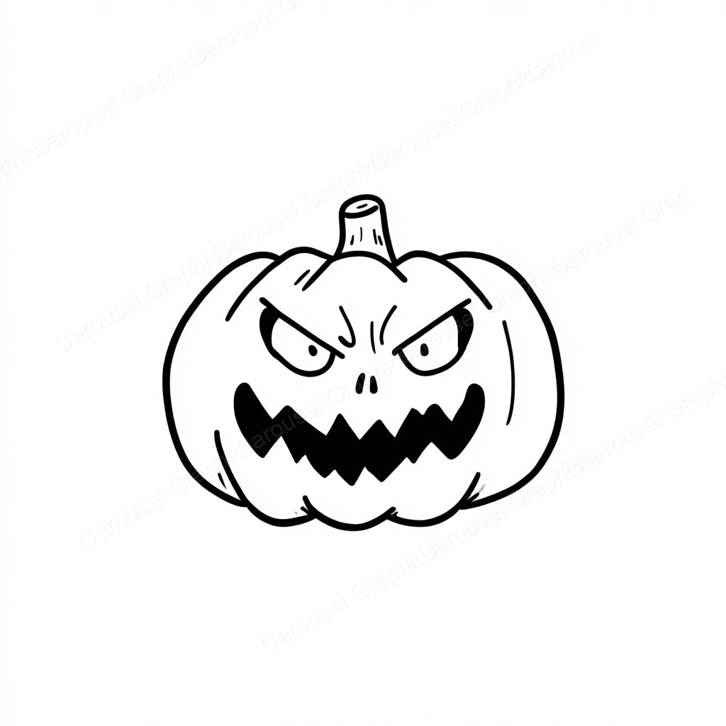 Jack-O-Lantern Vector Graphic preview