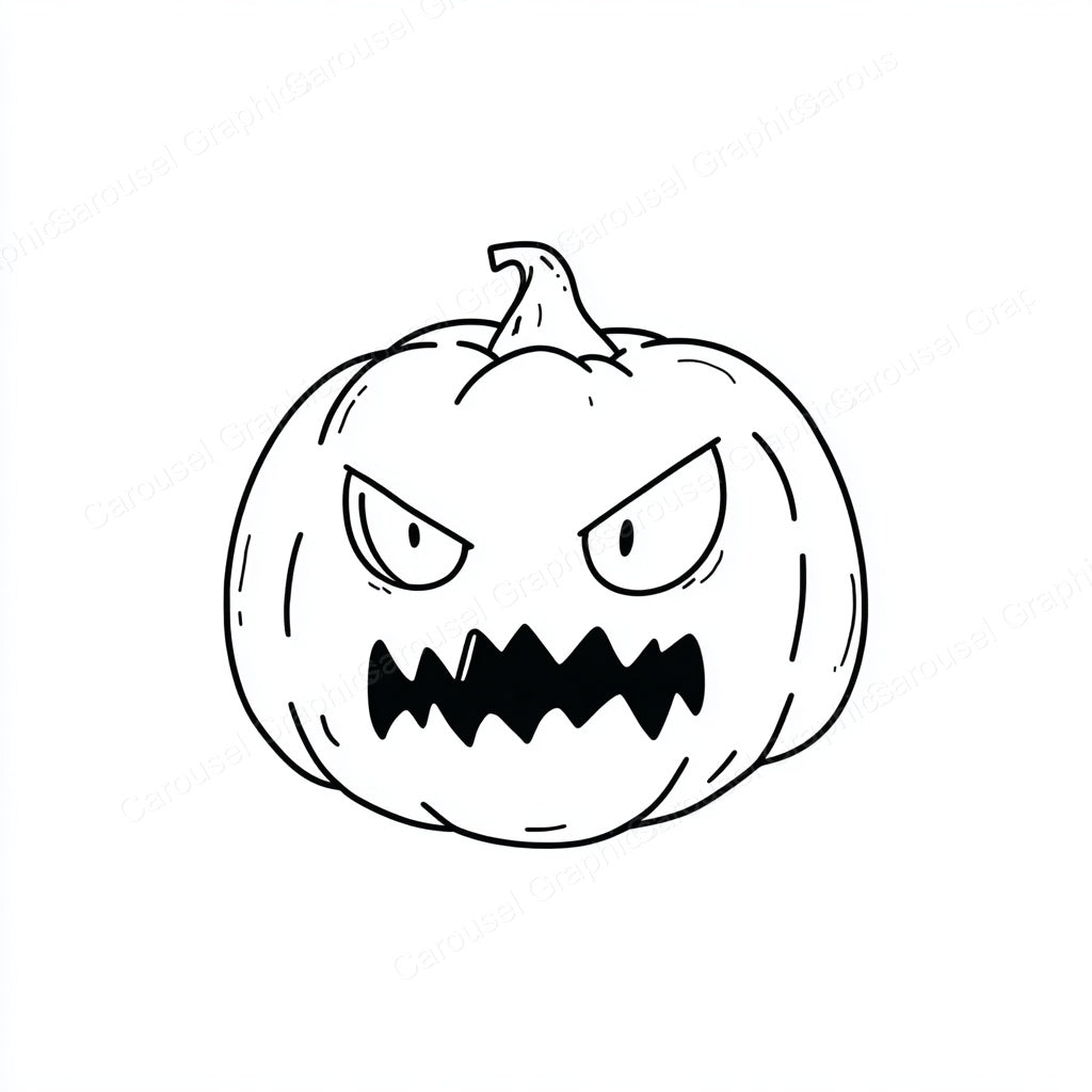 Jack-O-Lantern Vector Graphic preview