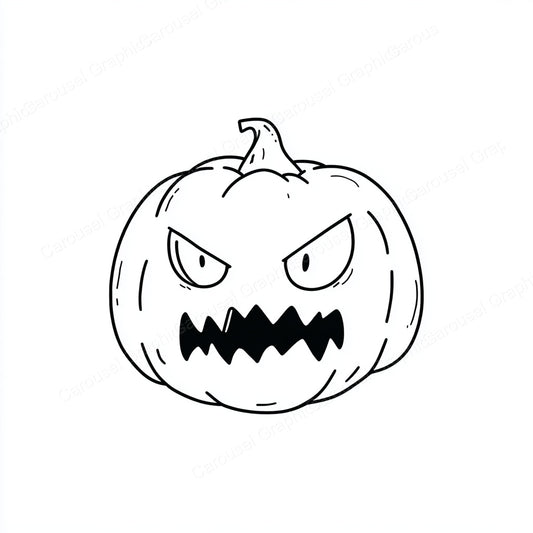 Jack-O-Lantern Vector Graphic preview