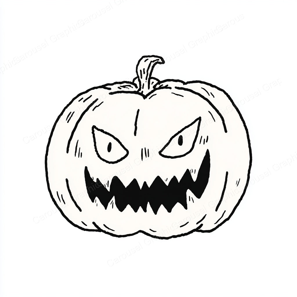 Jack-O-Lantern Vector Graphic preview