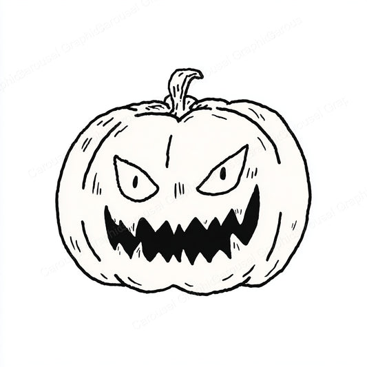 Jack-O-Lantern Vector Graphic preview
