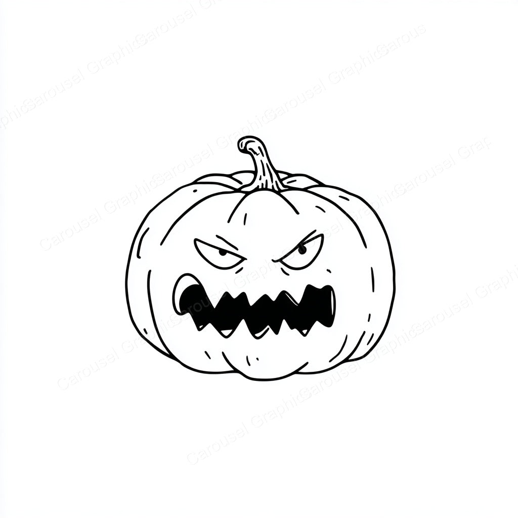 Jack-O-Lantern Vector Graphic preview