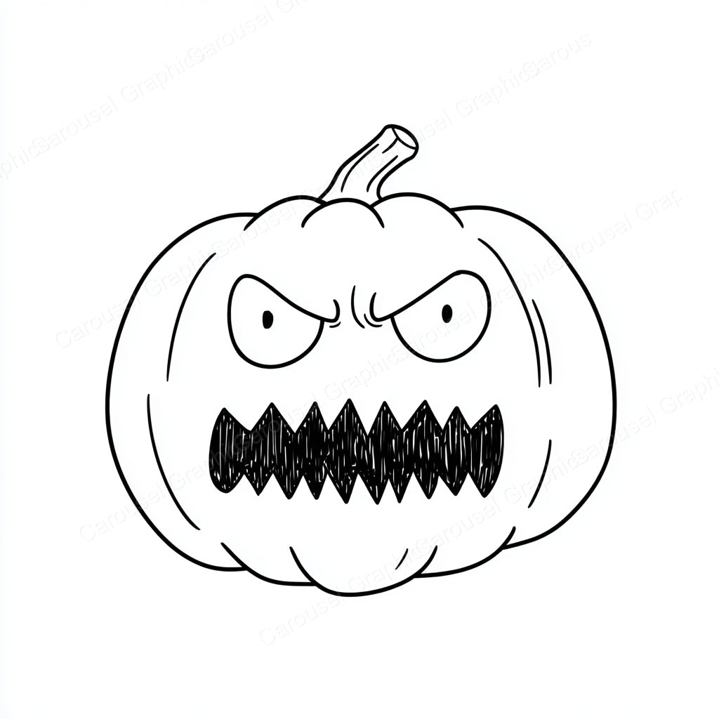 Jack-O-Lantern Vector Graphic preview