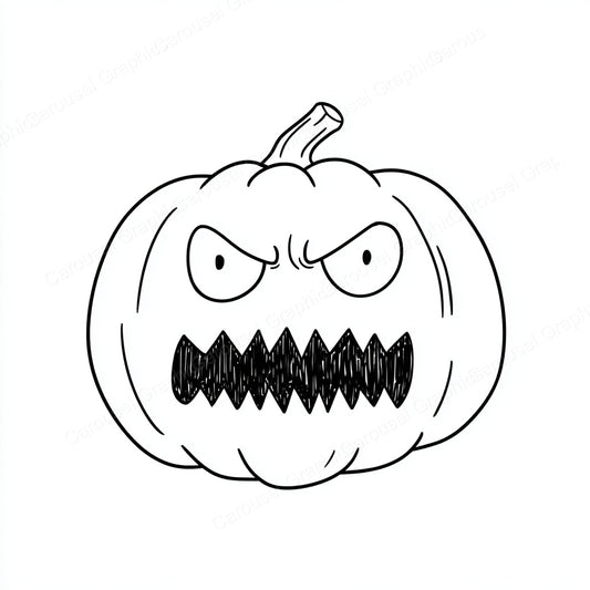 Jack-O-Lantern Vector Graphic preview