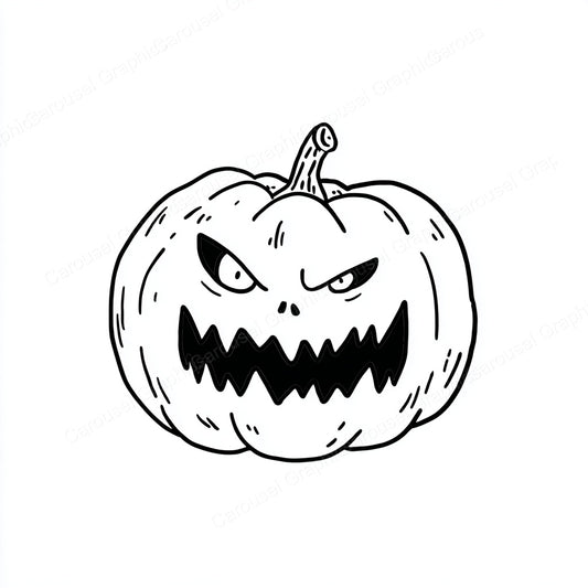 Jack-O-Lantern Vector Graphic preview