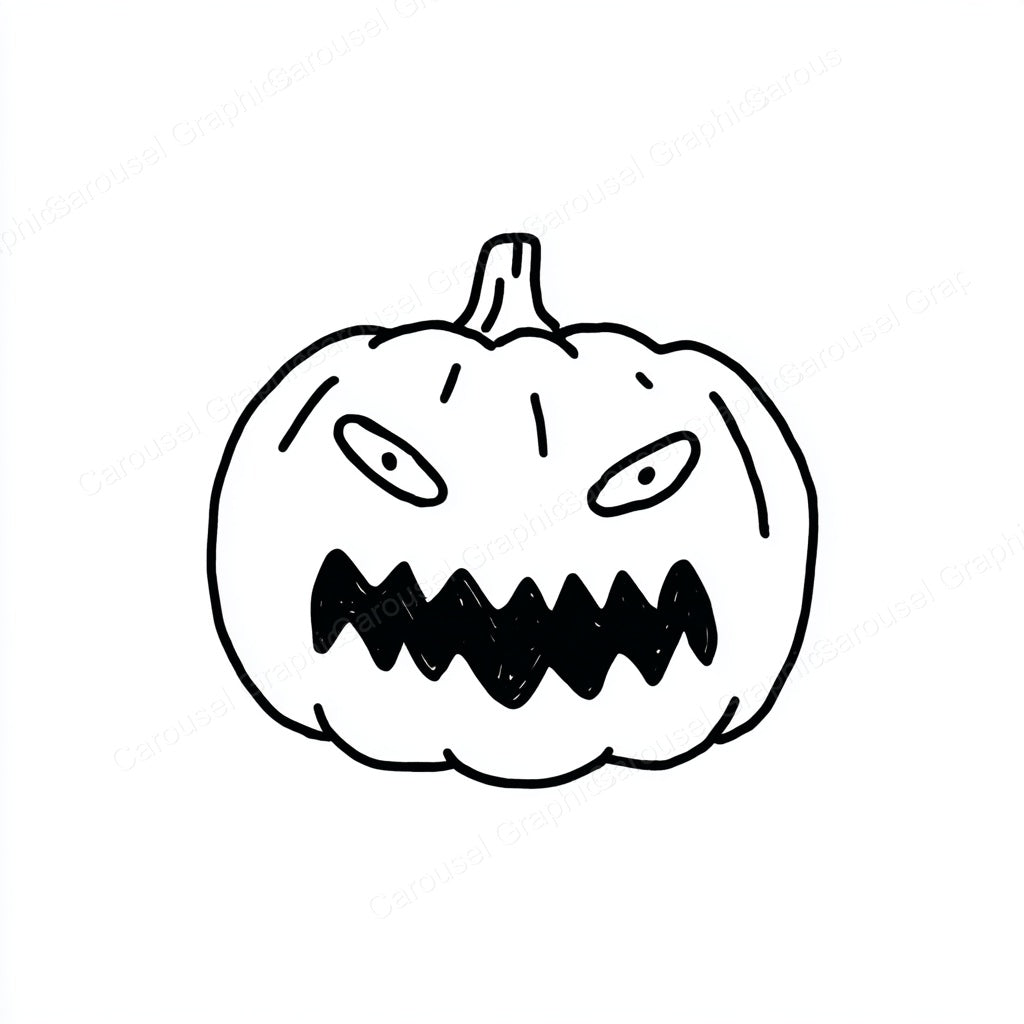 Jack-O-Lantern Vector Graphic preview