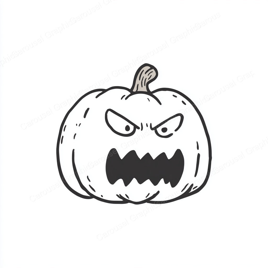 Jack-O-Lantern Vector Graphic preview