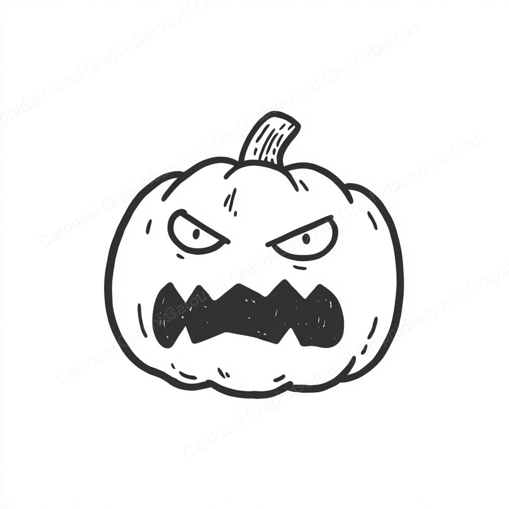 Jack-O-Lantern Vector Graphic preview