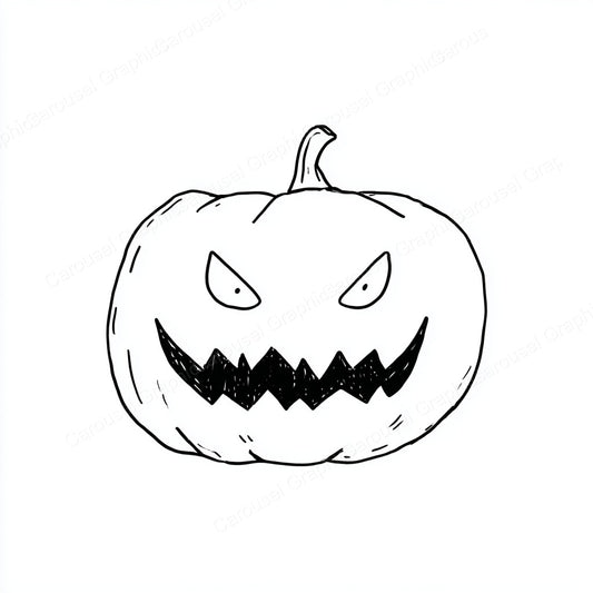 Jack-O-Lantern Vector Graphic preview