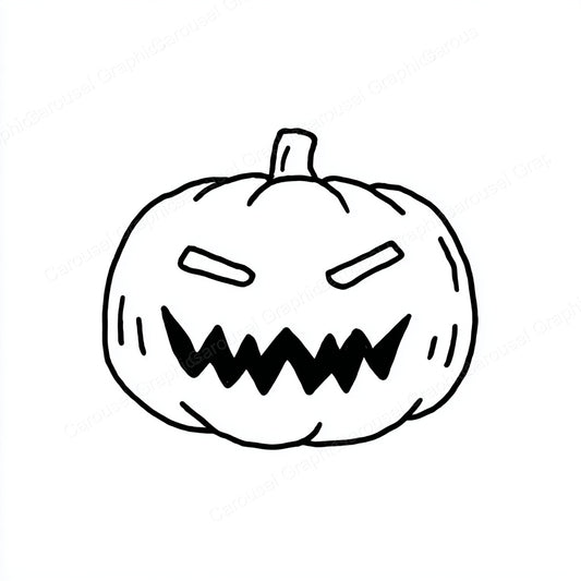 Jack-O-Lantern Vector Graphic preview