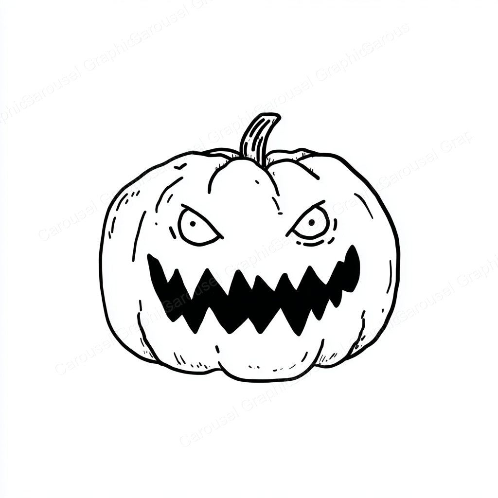 Jack-O-Lantern Vector Graphic preview