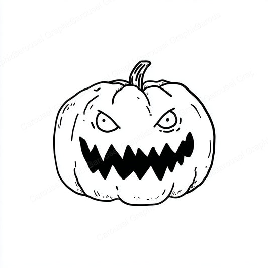 Jack-O-Lantern Vector Graphic preview