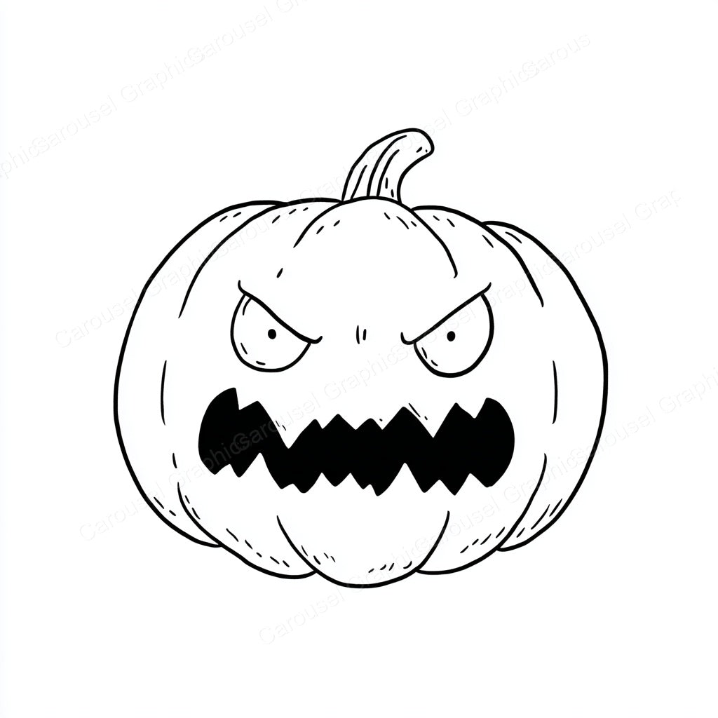 Jack-O-Lantern Vector Graphic preview