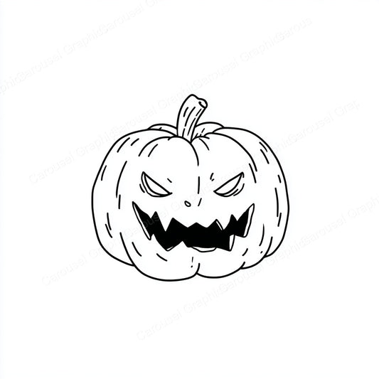 Jack-O-Lantern Vector Graphic preview
