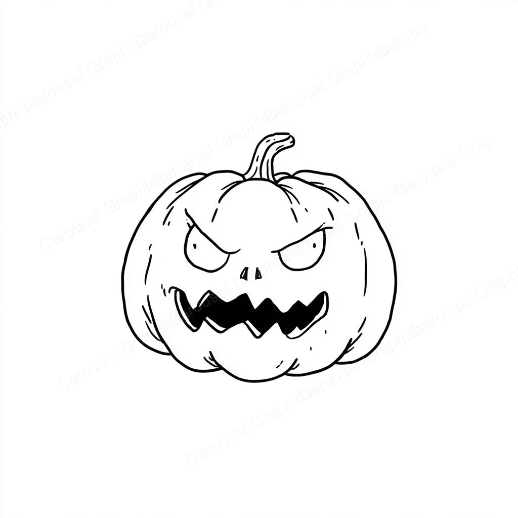 Jack-O-Lantern Vector Graphic preview