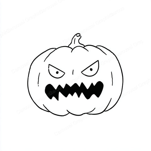 Jack-O-Lantern Vector Graphic preview