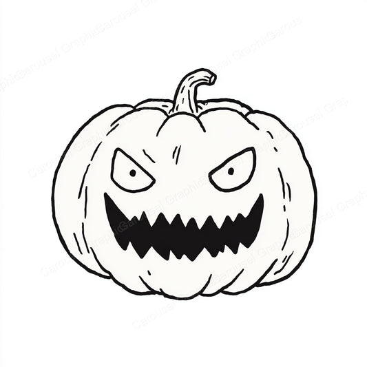 Jack-O-Lantern Vector Graphic preview