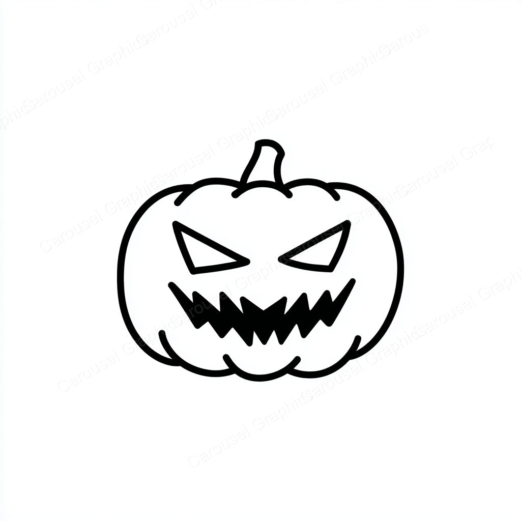 Jack-O-Lantern Vector Graphic preview