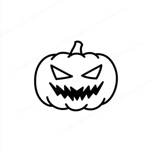 Jack-O-Lantern Vector Graphic preview