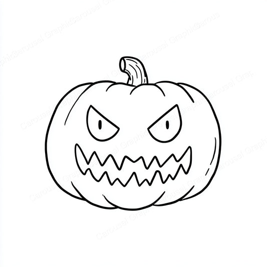 Jack-O-Lantern Vector Graphic preview