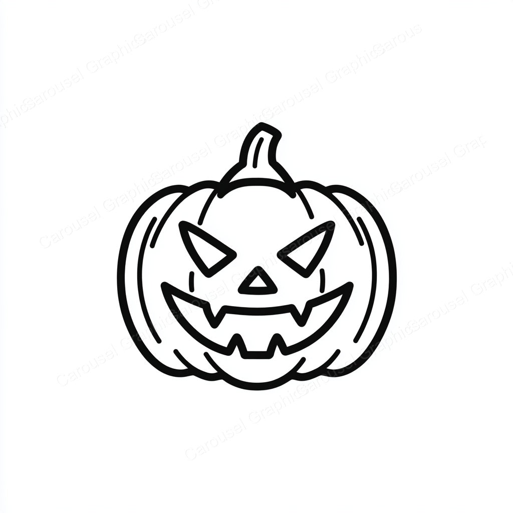 Jack-O-Lantern Vector Graphic preview