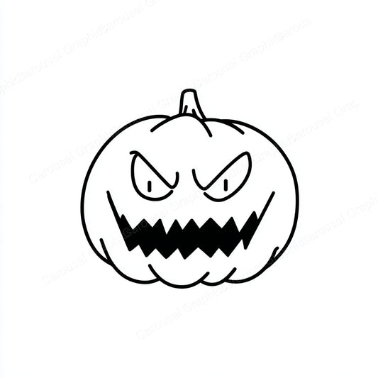 Jack-O-Lantern Vector Graphic preview