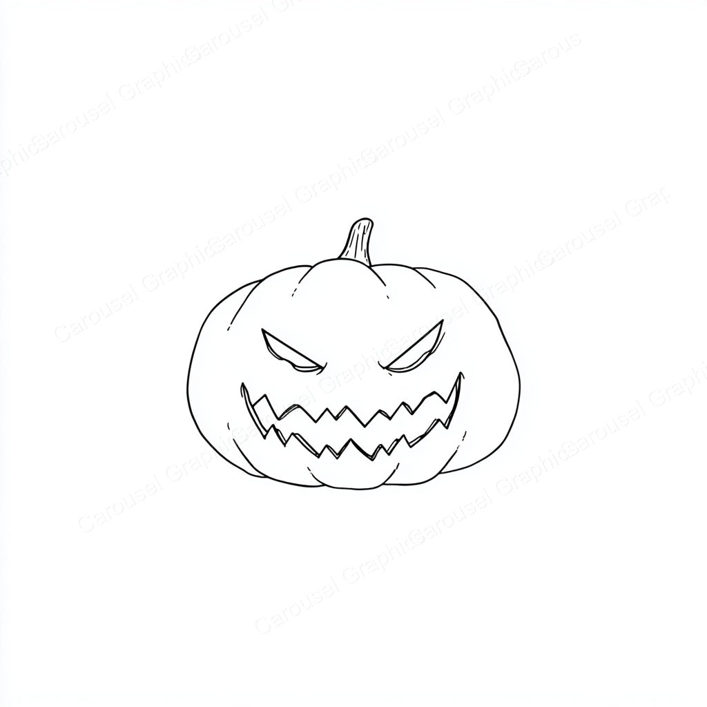 Jack-O-Lantern Vector Graphic preview