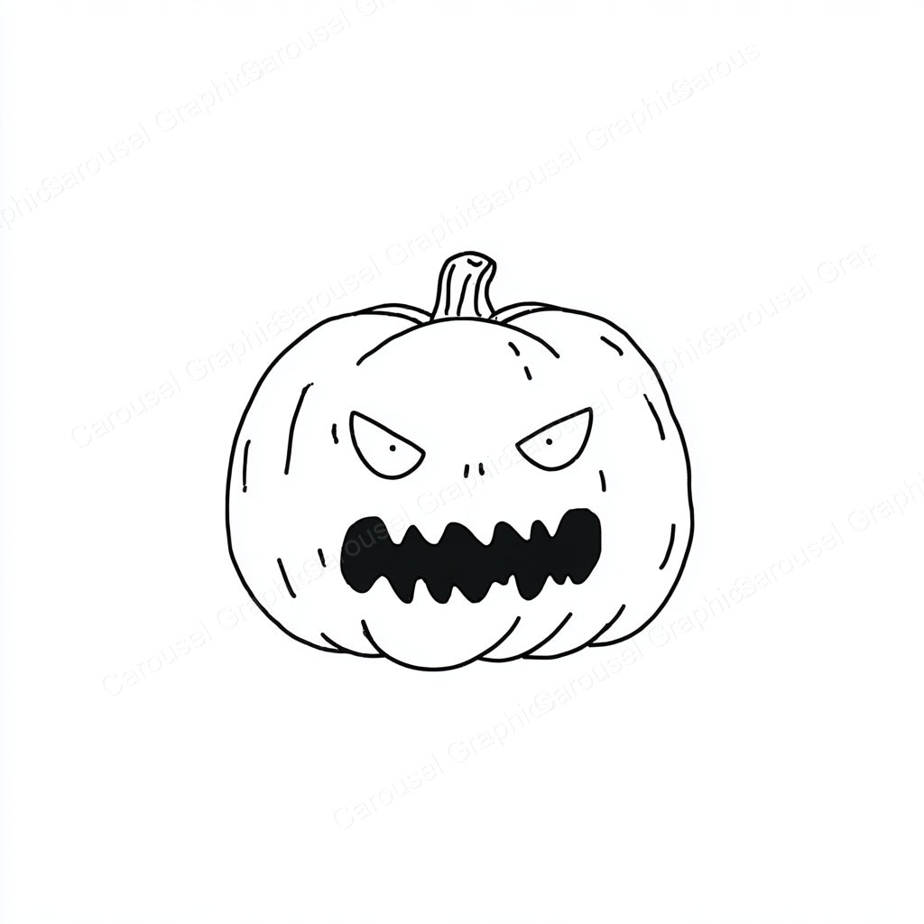 Jack-O-Lantern Vector Graphic preview