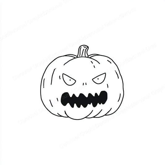 Jack-O-Lantern Vector Graphic preview