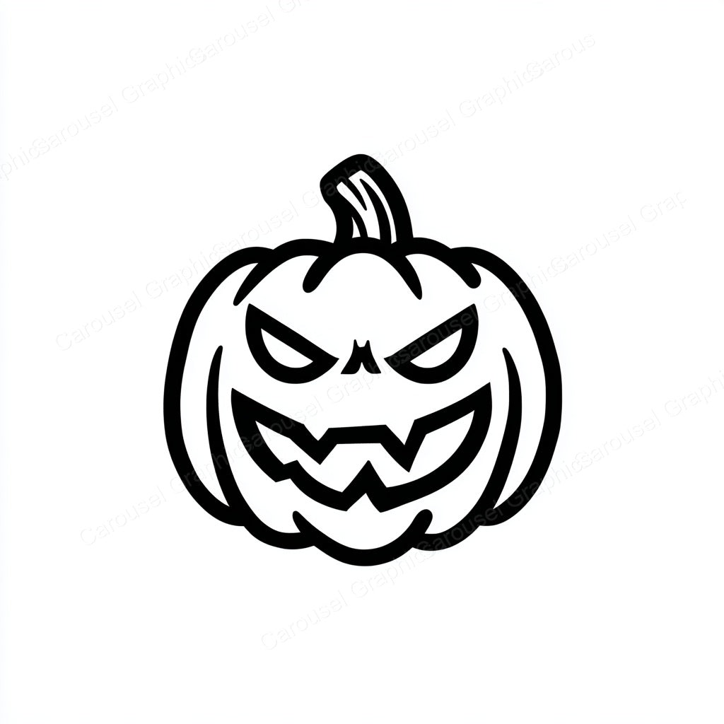 Jack-O-Lantern Vector Graphic preview