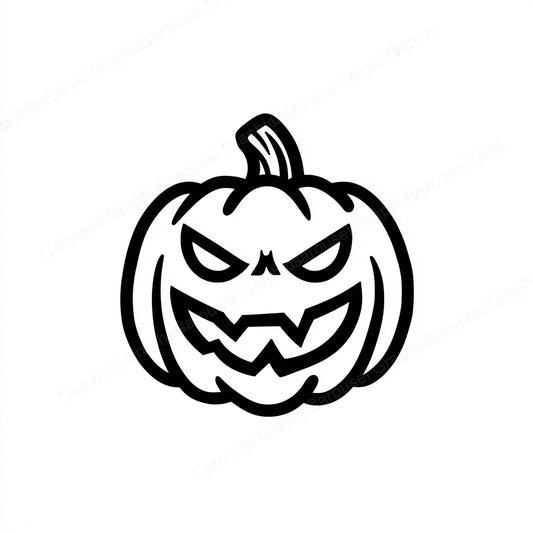 Jack-O-Lantern Vector Graphic preview