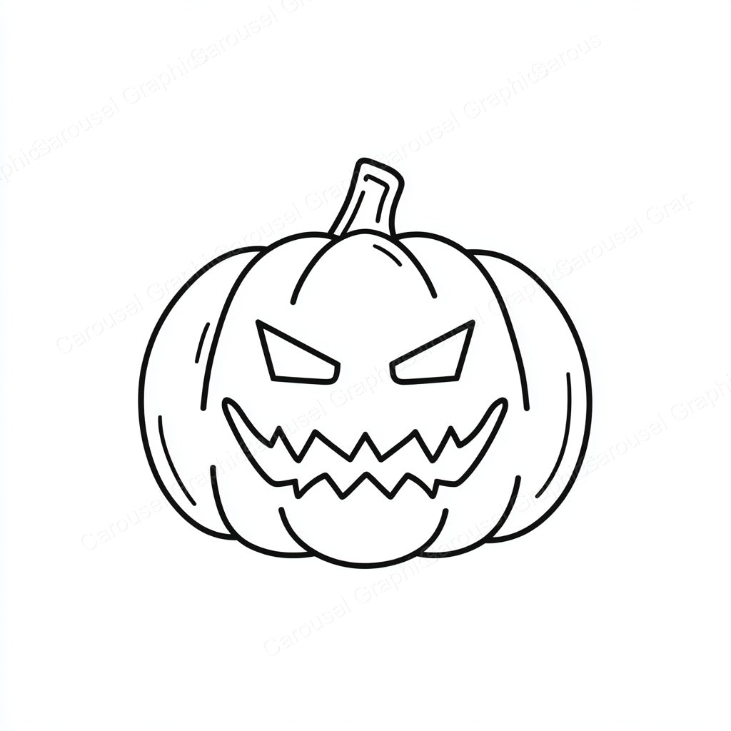 Jack-O-Lantern Vector Graphic preview