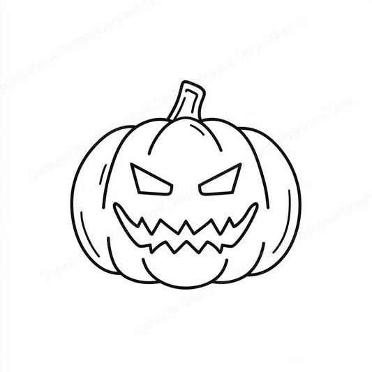 Jack-O-Lantern Vector Graphic preview
